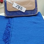 ست کیف و شال  (کیف طرح زارا) رنگ مشکیست کیف و شال  (کیف طرح زارا) رنگ آبی کاربنی