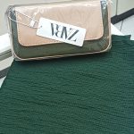 کیف دوشی -دستی کوچیک برند zara رنگ سبز تیره