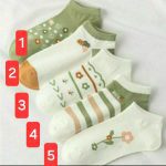 جوراب مچی کش انگلیسی طرح گلدار ۴