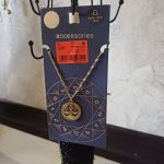 اکسسوری  گردنبند برندAccessories  اروپایی مدل ماه تولد مدل ترازو ،زنجیر ریز