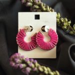 گوشواره  زنانه برند Accessories  مدل گرد رنگی