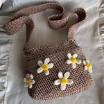 کیف قلاب بافی زنانه دست باف مدل بهار🌸