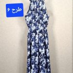 پیراهن ساحلی نخی زنانه مدل 6