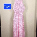 پیراهن ساحلی نخی زنانه مدل 3